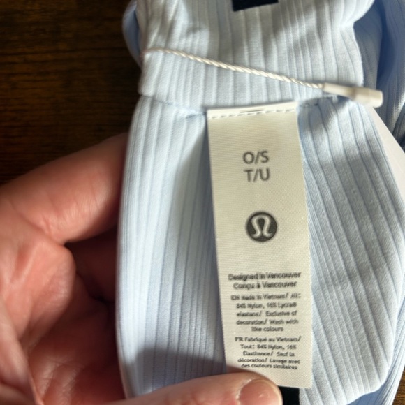 Lululemon Light Blue Headband - Picture 6 of 6